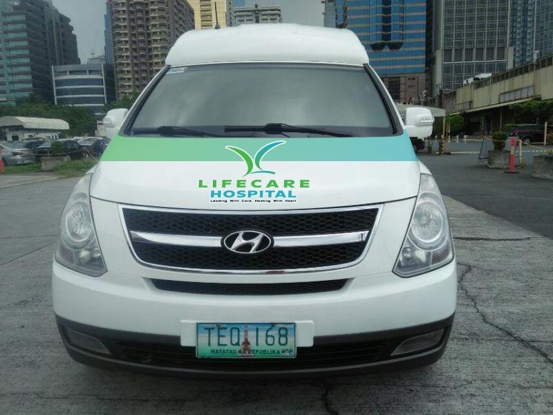 Life Care Hospital Ambulance Front View